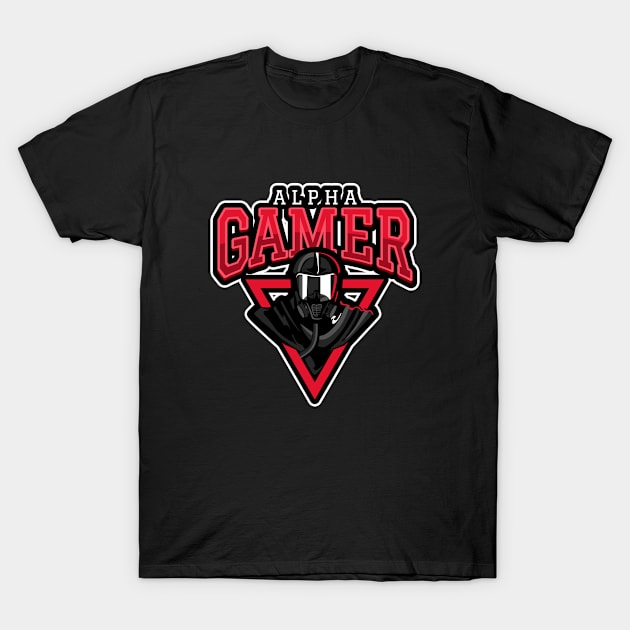 Alpha Gamer T-Shirt by poc98